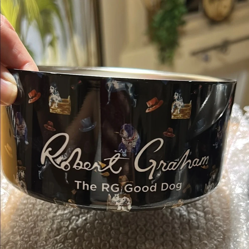 Robert Graham Dog Bowl Set
